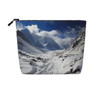 KOUUIP Trousse de toilette de voyage avec imprimé paysage arctique de l'Alaska - Jolie trousse de toilette de voyage pour femme, noir, One Size
