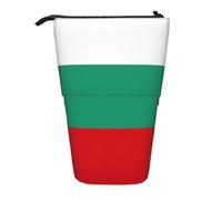 KOUUIP Trousse télescopique avec imprimé drapeau bulgare - Pour stylos, papeterie, debout et rétractable