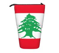 KOUUIP Trousse télescopique avec motif drapeau du Liban pour crayons et stylos
