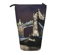 KOUUIP Trousse télescopique Tower Bridge à Londres, pour crayons, stylos, papeterie, organiseur sur pied