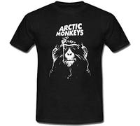 kouxi Men's Artic Monkeys Concer Ameica Band Man T Shirt Black(Medium)