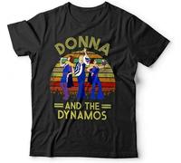 kouxi Men's Donna and The Dynamos Tshirt Unisex - Mamma Mia, Music, Musicals Short-Sleeved T Shirt Top(Large)