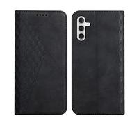 KOUYI Coque pour Samsung Galaxy A13 5G, Premium Flip Housse Étui Protection Rabat Clapet Portefeuille Phone Cover Magnétique [Porte Cartes] Antichoc Béquille Cover (Noir)