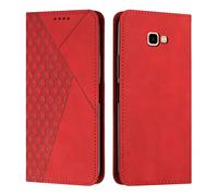 KOUYI Coque pour Samsung Galaxy A5 2017 / A520, Premium Flip Housse Étui Protection Rabat Clapet Portefeuille Phone Cover Magnétique [Porte Cartes] Antichoc Béquille Cover (Rouge)