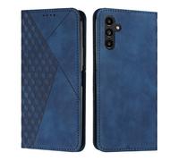 KOUYI Coque pour Samsung Galaxy A54 5G, Premium Flip Housse Étui Protection Rabat Clapet Portefeuille Phone Cover Magnétique [Porte Cartes] Antichoc Béquille Cover (Bleu)