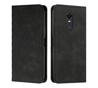 KOUYI Coque pour Xiaomi Redmi 5 Plus/Redmi Note 5, Premium Flip Housse Étui Protection Rabat Clapet Portefeuille Phone Cover Magnétique [Porte Cartes] Antichoc Béquille Cover (Noir)