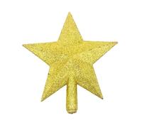 Kovake Glitter Tree Top Star, 15cm/20cm/25cm Mini Étoile Sapin de Noel Christmas Tree Topper Stars, Sapin de Noël Décoration Étoile Treetop (Or, 20cm)