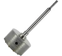 Kovalmax® Fraise à tasse pour mur ciment 120 mm carotteuse murale tige sds plus 50 cm rallonge de perceuse