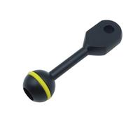 KOVEN Adaptateur de montage de 7,6 cm, bras sphérique de plongée en alliage d'aluminium pour connecter une lampe vidéo flash à un boîtier sous-marin, 9,94 cm