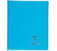 Clairefontaine Cahier Protège-Cahier Koverbook Spirale Polypro A4 160p Ligné+Marge Coloris Aléatoire