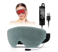 KOVNLO Masque chauffant pour les yeux, lavable par USB, compresse chaude pour les yeux, masque pour les yeux secs, blépharite, calazion, MGD, traitement des yeux
