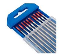 KOVNOVI 10 Morceaux WT20 1.0 1.6 2.0 2.4 3.0 3.2 4.0 Électrode de tungstène de Soudure de Pointe Rouge avec 2% thorated (Size : 3.2mm, Color : Stroke 150MM)