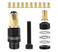 KOVSGQ Insert Fileté Metal Ecrou a Sertir écrous à Tête de Rivet à Main écrous à Riveter 11Stk pour Rivets M8 Outil Manuel à Sertir les écrou têtes de Riveteuse Manuelle(avec 10 écrous)