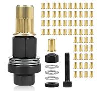 KOVSGQ Insert Fileté Metal Ecrou a Sertir écrous à Tête de Rivet à Main écrous à Riveter 61Stk pour Rivets M8 Outil Manuel à Sertir les écrou têtes de Riveteuse Manuelle(avec 60 écrous)