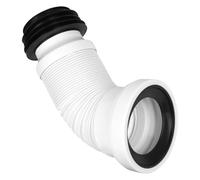 KOVSGQ Pipe WC Flexible Waste Pipe Flexible de Raccordement WC Extensible 250mm-500mm S'adapte à Toutes les Configurations Idéal pour Evacuation Rénovation évite le Démontage de la Cuvette