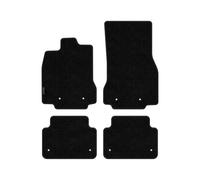 Kovvar Basic Tapis Voiture pour Jaguar XF | 2008-2015 | 4 pièces | Feutre aiguilleté 5 mm | Version : Berline / Wagon | RWD | Tapis arrière avec oeillets de fixation | Tapis de sol sur mesure