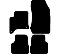 Kovvar Basic Tapis Voiture pour Peugeot 208 | 2019-2026 | 4 pièces | Feutre aiguilleté 5 mm | Version : 208 | 100/136 Hybrid e-DSC6 | Tapis de sol sur mesure | Antidérapant