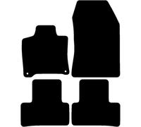 Kovvar Comfort Tapis Voiture pour DS N4 | 2025-2026 | 4 pièces | Velours 6 mm | Version : Mild-Hybrid | Tapis de sol sur mesure | Antidérapant | Bordure effet nubuck | 1670 g/m² | Isolant