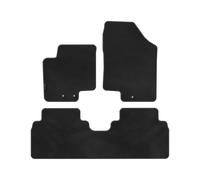 Kovvar Comfort Tapis Voiture pour Hyundai ix20 | 2010-2019 | 3 pièces | Velours 6 mm | Tapis de sol sur mesure | Antidérapant | Bordure effet nubuck | 1670 g/m² | Fabriqué en Europe | Isolant