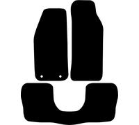 Kovvar Comfort Tapis Voiture pour Peugeot 205 | 1983-1998 | 3 pièces | Velours 6 mm | Version : Cabriolet | Tapis de sol sur mesure | Antidérapant | Bordure effet nubuck | 1670 g/m² | Isolant