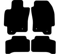 Kovvar Luxury Tapis Voiture pour Jaguar X-Type | 2001-2009 | 4 pièces | Velours luxe 11 mm | Polyamide | Version : À propulsion sur la pédale d'accélération | Tapis de sol sur mesure | Antidérapant