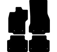 Kovvar Tapis de Sol Compatible avec Jaguar XF 2008-2015 Correspondant à la Version: Berline/Wagon | AWD | Tapis arrière avec Oeillets de Fixation | Qualité: Comfort