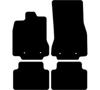 Kovvar Tapis de Sol Compatible avec Jaguar XF 2008-2015 Correspondant à la Version: Berline/Wagon | RWD | Tapis arrière avec Oeillets de Fixation | Qualité: Basic