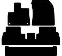 Kovvar Tapis de Sol Compatible avec Opel Combo E Life 2018-2026 Correspondant à la Version: Life | Sièges modifiables | L1/L2 | 7 sièges | Système de Fixation: Clips Ovale | Qualité: Premium