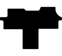 Kovvar Tapis de Sol Compatible avec Opel Movano 2022-2026 Correspondant à la Version: Siège Unique Avant Droit | Qualité: Basic