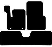Kovvar Tapis de Sol Compatible avec Renault Avantime 2001-2003 Correspondant à la Version: Tapis arrière en Un Bloc | Qualité: Basic