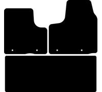 Kovvar Tapis de Sol Compatible avec Renault Trafic 2019-2025 Correspondant à la Version: 3 | Formula Edition | Portes coulissantes Doubles | Empattement Long | Qualité: Luxury