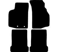 Kovvar Tapis de Sol Compatible avec Volkswagen Golf 1 1974-1983 Correspondant à la Version: Cabriolet | Qualité: Basic