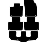 Kovvar Tapis de Sol Compatible avec Volvo XC90 2015-2025 Correspondant à la Version: 7 sièges | Qualité: Premium