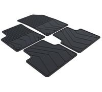 Kovvar Tapis en Caoutchouc Compatible avec Citroën C3 Aircross 2017-2025 Correspondant à la Version: Système de Fixation: Clips 26 mm | Version 1