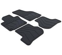 Kovvar Tapis en Caoutchouc Compatible avec Volkswagen Golf 5 2003-2008 Correspondant à la Version: 3/5 Portes/SW | Système de Fixation: Clips Ovale