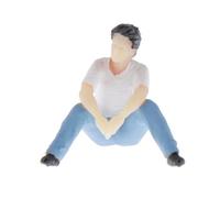 kowaku 1 Figurine de Diorama à L'échelle 1:64, Enfant Japonais, pour GTR RWB, Garçon écoute b