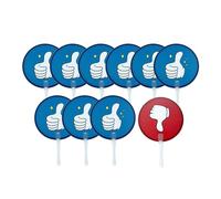 kowaku 10 Pagaies « Pouce Lev頻 et « Pouce Baiss頻 Aux Enchères ; Pagaies pour évaluation de L’école de Jeux