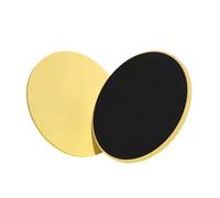 kowaku 2 Pièces Exercise Sliders Disques Fitness Glisseurs Pilates Matériau PP EVA Portable Convient pour Femmes Hommes Entraînement à Domicile Gym, Jaune