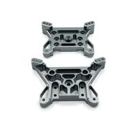 kowaku 2 Pièces Support D'amortisseur Avant et Arrière Robuste Support Amortisseur en Aluminium Léger Pièce pour Modélistes, Gris