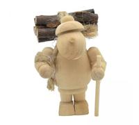 kowaku 2x Figurine de Bûcheron Miniature à L'échelle 1/12, Jouet Diorama pour Aménagement de Diorama, Scènes Miniatures, Décoration de Table de Sable