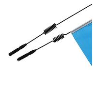 kowaku 2xPack de 2 Antennes Métalliques avec Drapeau Universel pour Monster Truck 1/10 1/12 1/16 Bleu