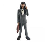 kowaku 3 Figurines de Personnages Peintes à La Main, Décor Réaliste pour Jardin Féérique, Accessoires de Cinéma, Petites Scènes Miniatures, 6 pièces