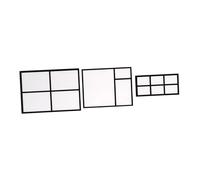 kowaku 3 Pièces Fenêtre Miniature Ensemble Fenêtre Maquette Matériaux Maquette Diorama Accessoire Maison Poupée Acrylique Facile à Assembler Convient pour Dé, Style A