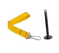 kowaku 3 Pièces Sangle de Outil d'exercice pour Poignet Ceinture de Musculation Renfort Biceps Accessoire à Poulie en Matériaux Durables Adapté, Jaune