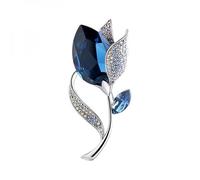 kowaku 3X Fleur Broche Pin Décolleté Pins Bijoux Élégant Alliage de Luxe Belle pour Vacances Filles Chemises Ornement Vêtements