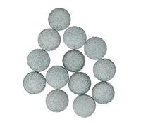 kowaku 50 Pièces Embouts de Billard pour Queue Snooker Cuir Traitement Spécial Dureté Moyenne Remplacement Cue Tips Adapté à La Pratique Maison, Gris, 11mm