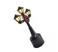 kowaku 5x Mini Lampadaires de Rue, Modèle de Lampadaire de Jardin à L'échelle 1/12, Projets de Bricolage, Lampadaire Miniature de Noël, Jardin de Fées,