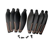 kowaku 8 Pieces Hélice Drone 58 Mm Pale Propulsive Poussée Efficace Équilibrée avec Précision, Orange, Style to 4
