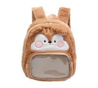 kowaku à Dos Multifonction en Peluche pour la Maternelle, Brun