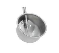 kowaku Abreuvoir Automatique pour Cochon Gamelle d'eau Bol à Boire Distributeur d'eau Mangeoire pour Bétail en Acier Inoxydable Robuste Adapté pour Les Porc, 22 Cm de Diamètre